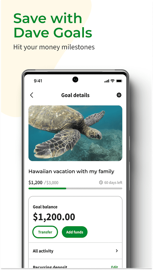 Dave - Banking & Cash Advance  Screenshots