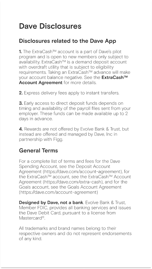 Dave - Banking & Cash Advance  Screenshots