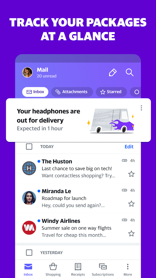 Yahoo Mail  Screenshots