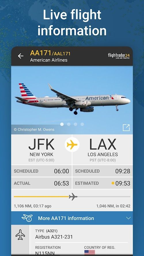 Flightradar24  Screenshots