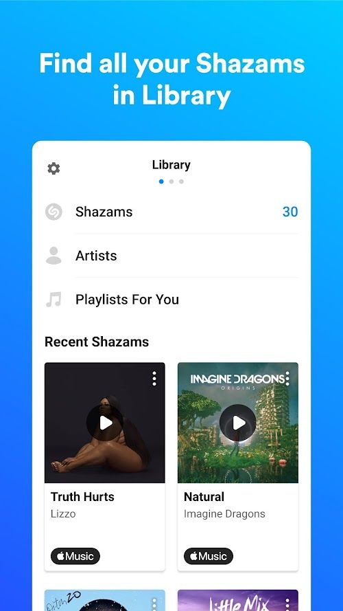 Shazam  Screenshots