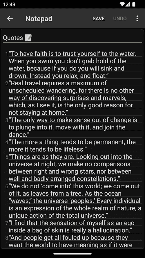 Notepad  Screenshots