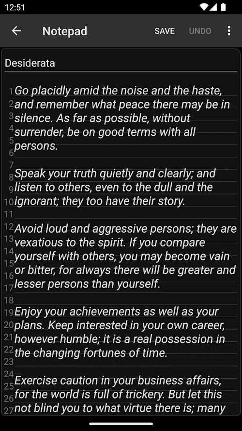 Notepad  Screenshots