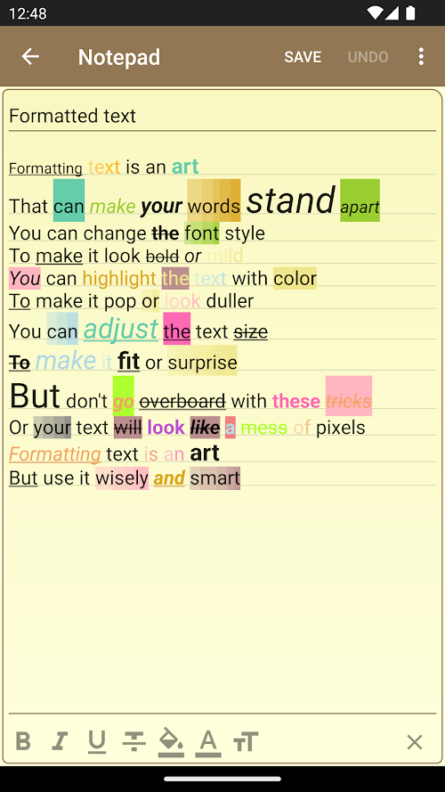 Notepad  Screenshots