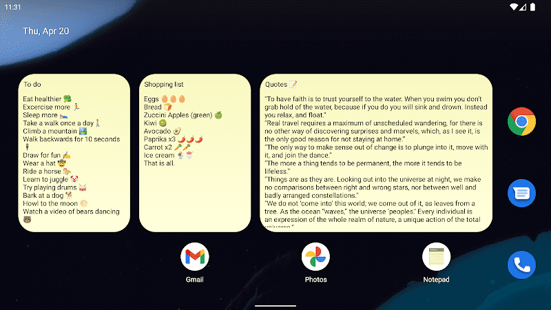 Notepad  Screenshots