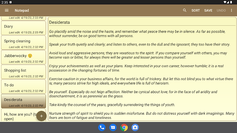 Notepad  Screenshots