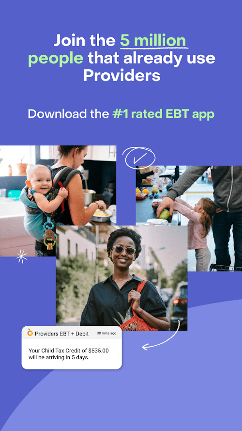 Providers: EBT, debit, & more  Screenshots
