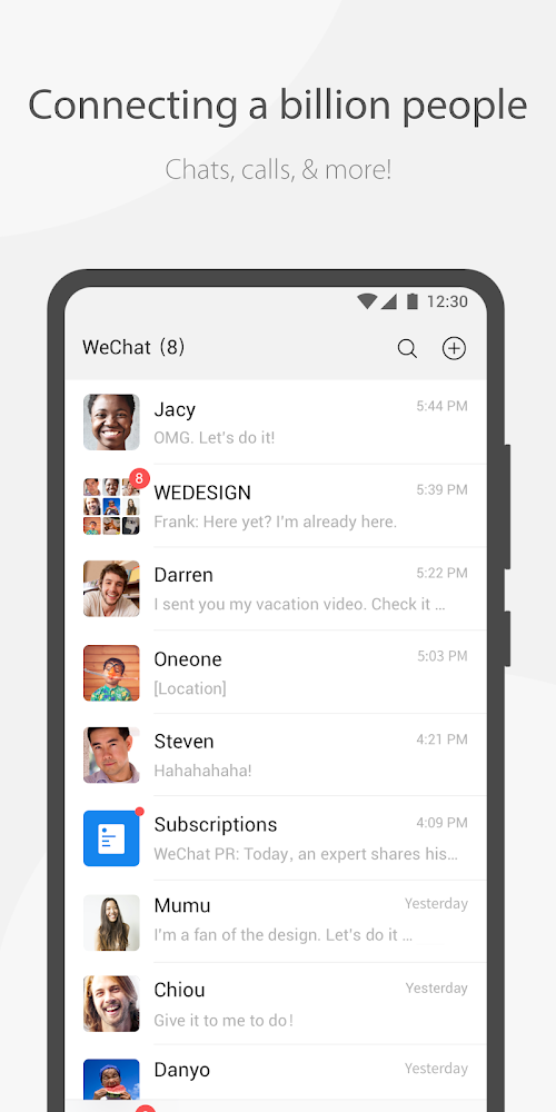 WeChat  Screenshots