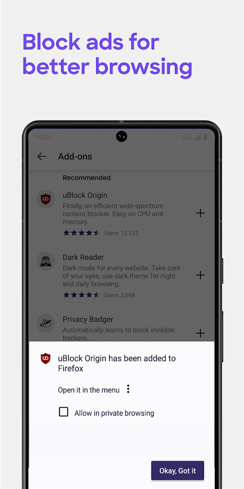 Firefox Browser  Screenshots