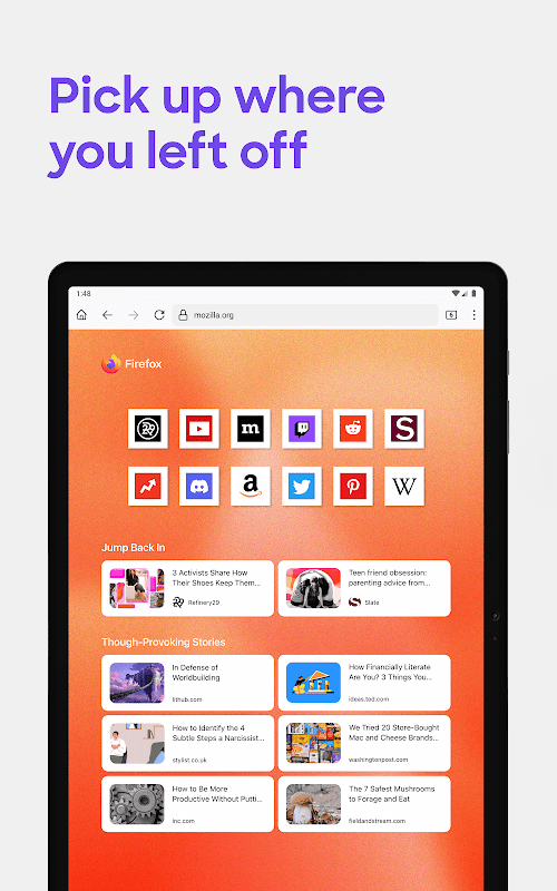 Firefox Browser  Screenshots