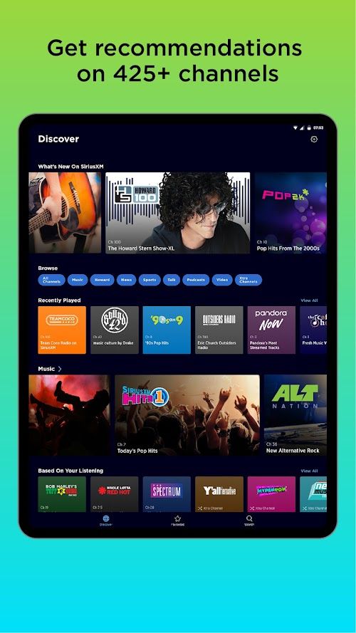 SiriusXM  Screenshots