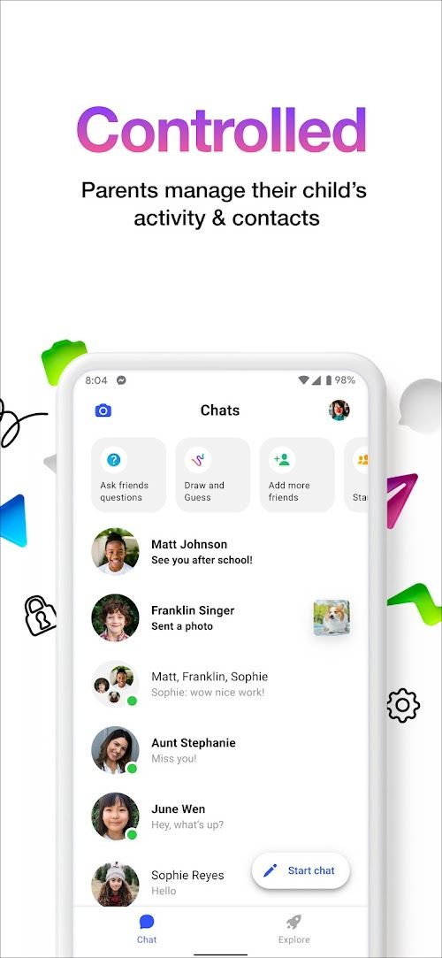 Messenger Kids  Screenshots