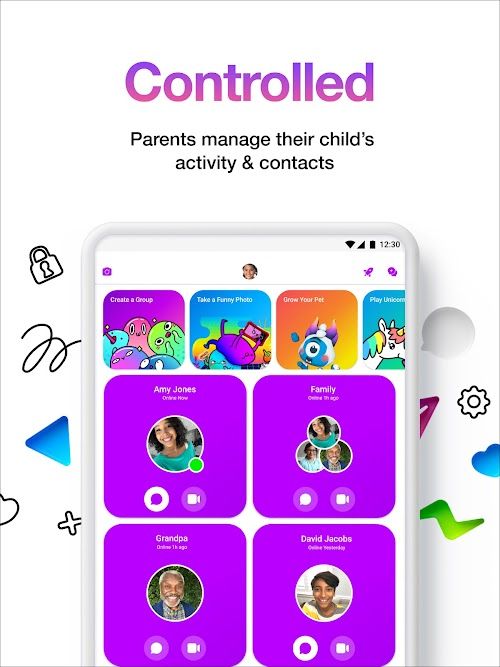 Messenger Kids  Screenshots
