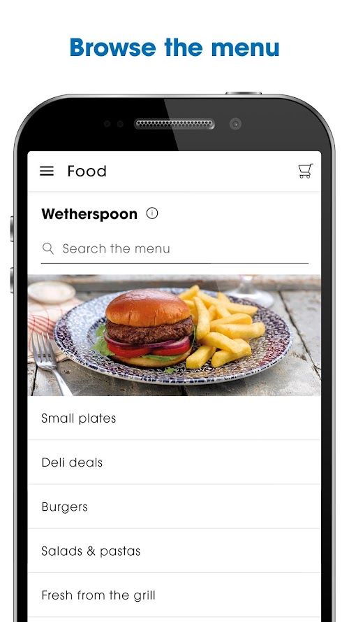 Wetherspoon Order and Pay  Screenshots