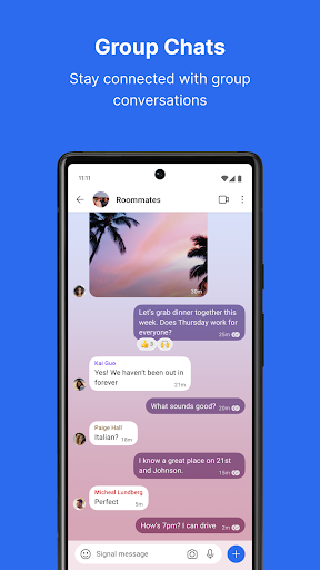 Signal  Screenshots