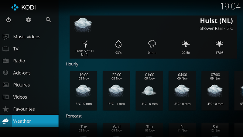 Kodi  Screenshots