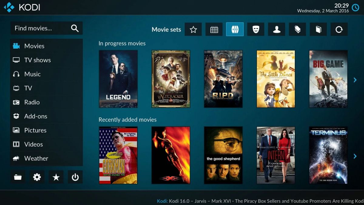 Kodi  Screenshots