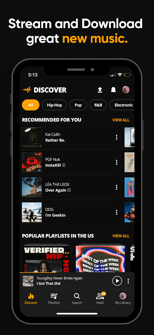 Audiomack  Screenshots
