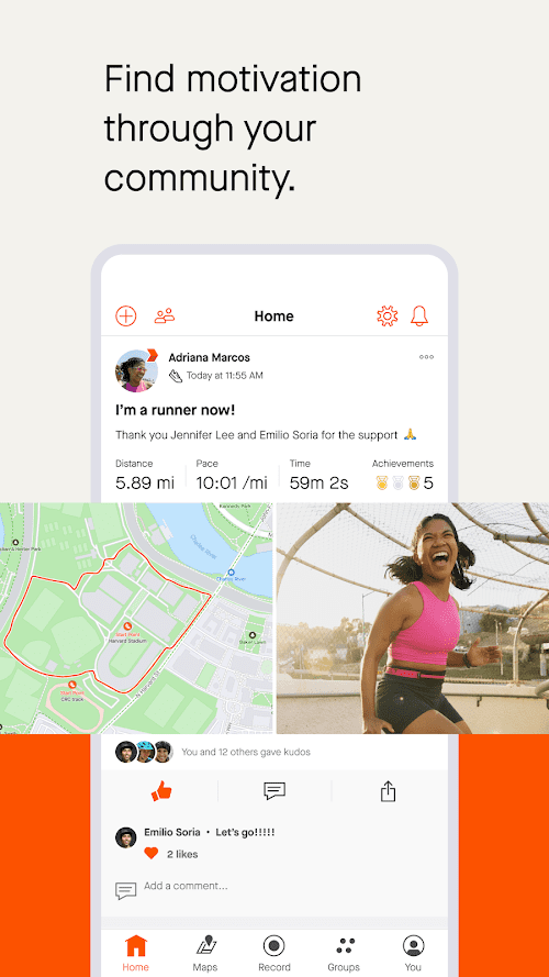 Strava GPS  Screenshots