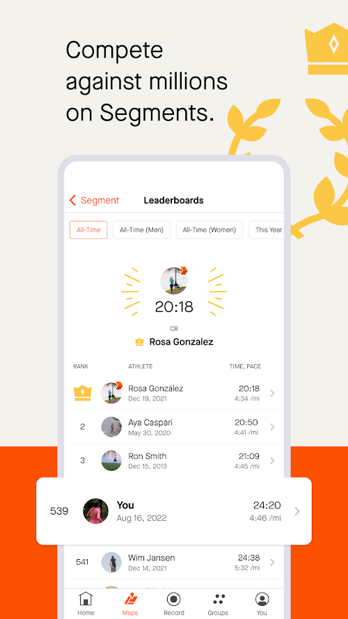 Strava GPS  Screenshots