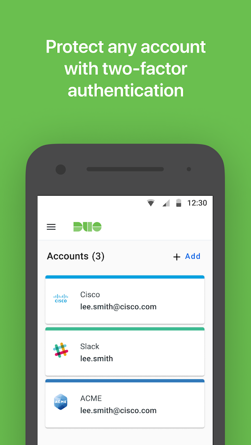 Duo Mobile  Screenshots