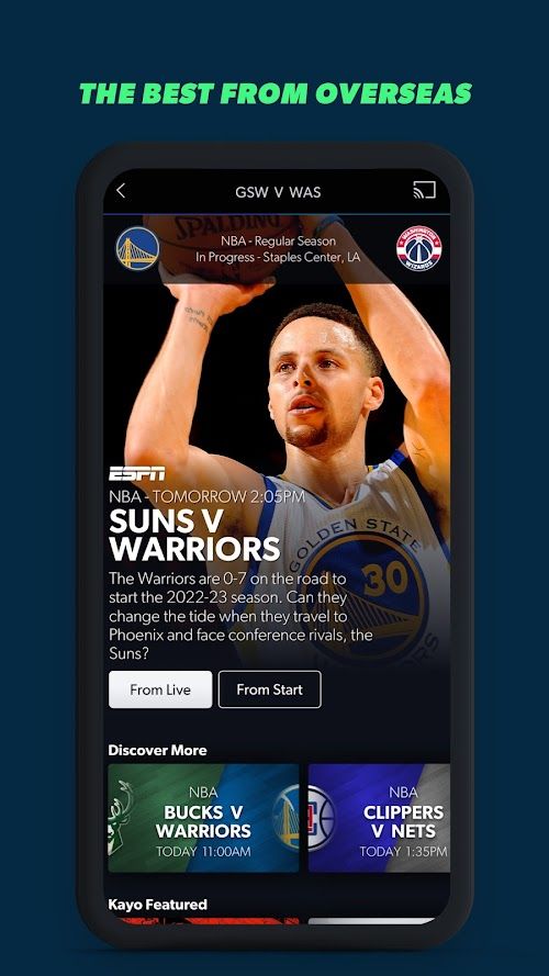 Kayo Sports  Screenshots