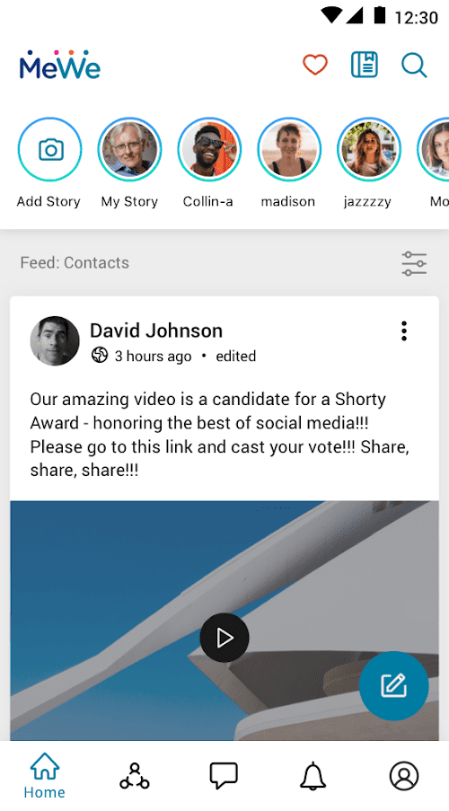 MeWe  Screenshots
